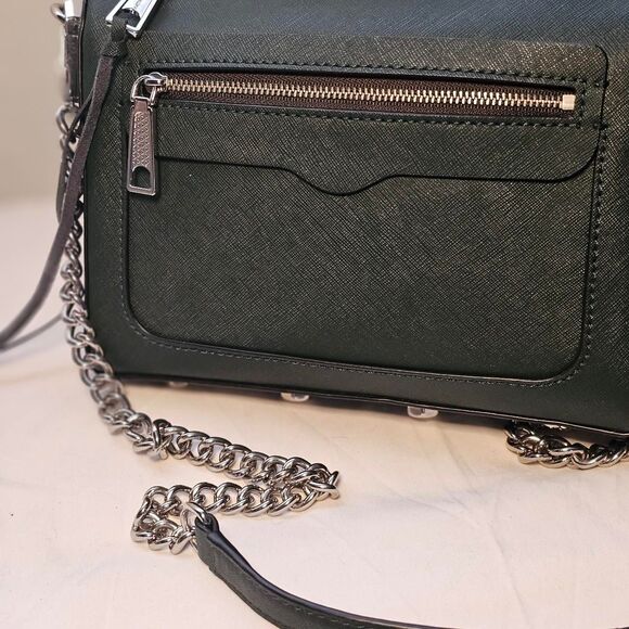 Rebecca Minkoff Women's Green and Silver Crossbody - Picture 2 of 4